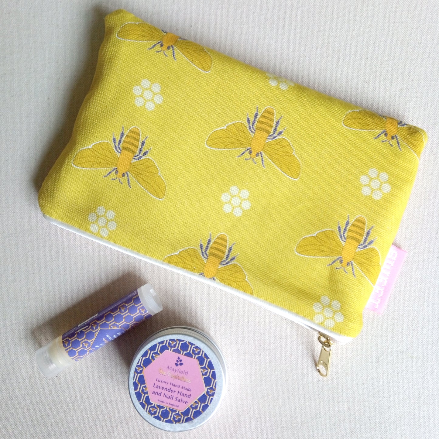 Queen Bee Mini Make Up Bag