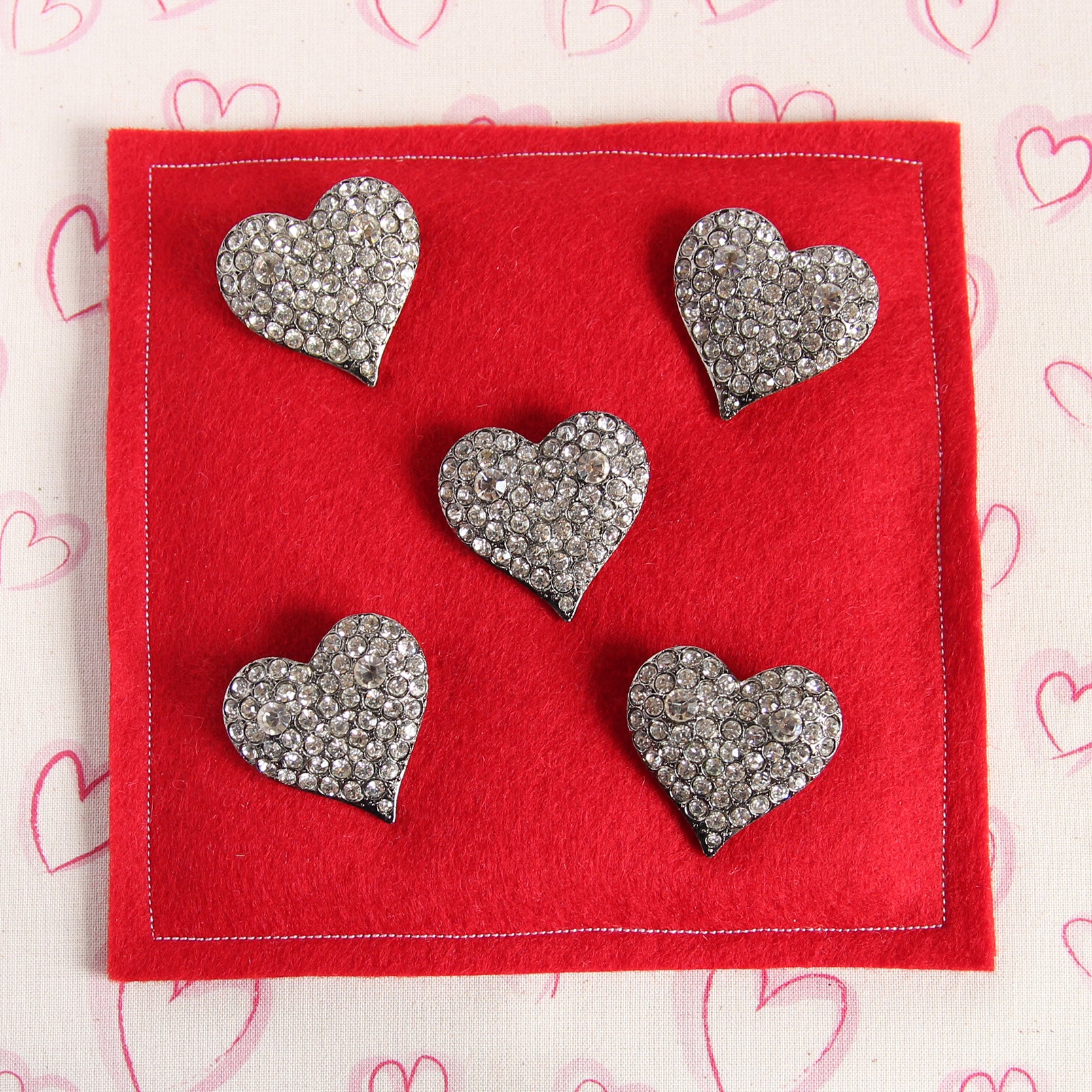 Vintage heart clearance brooch