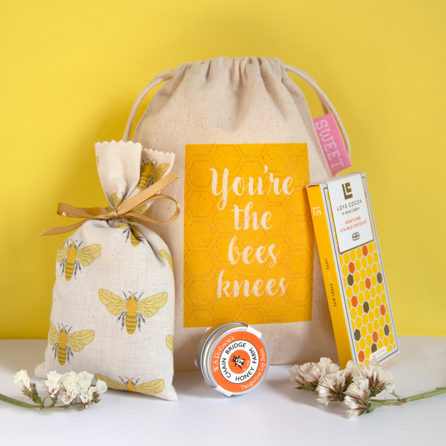 Bees Knees Organic Gift Bag Set