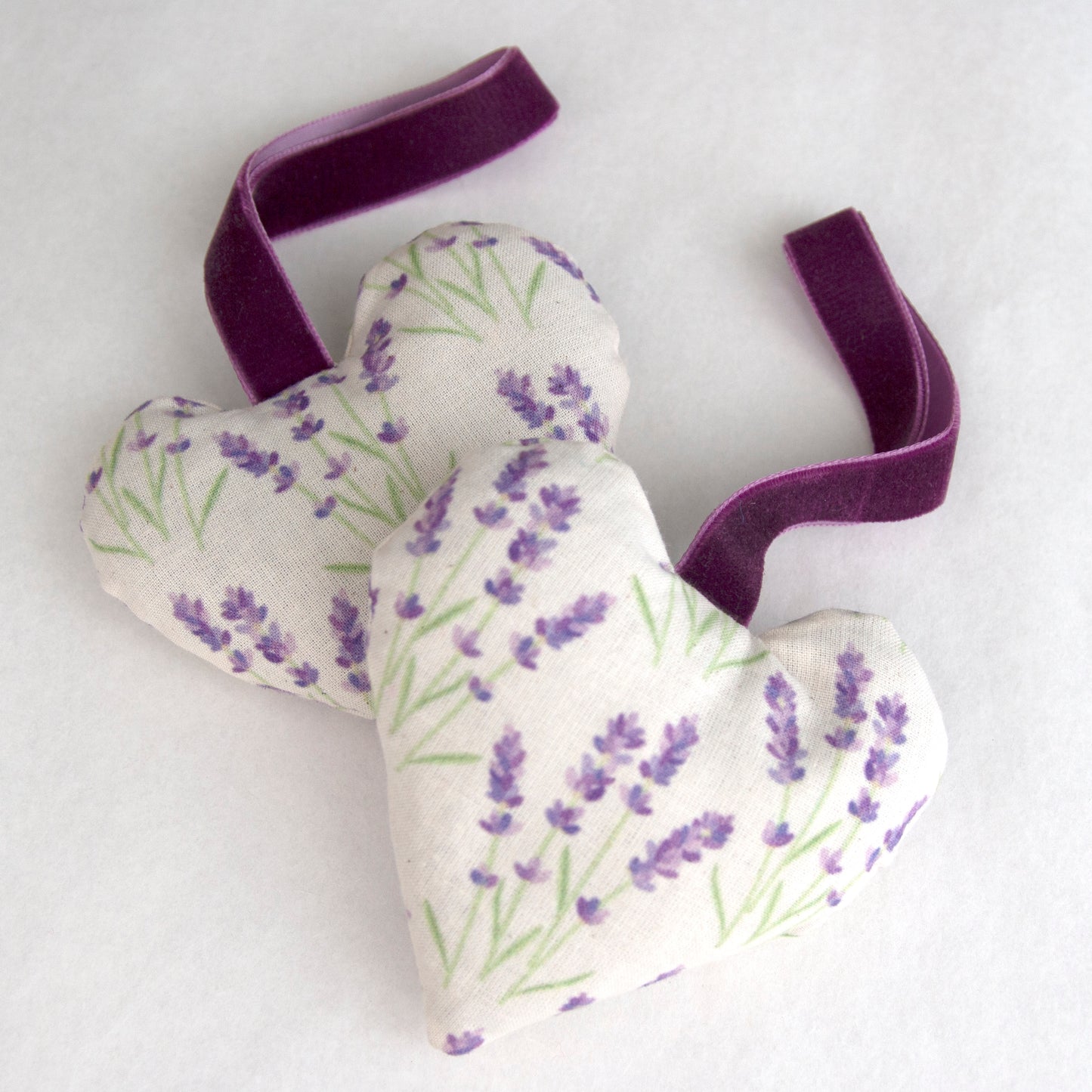Lavender Print Heart