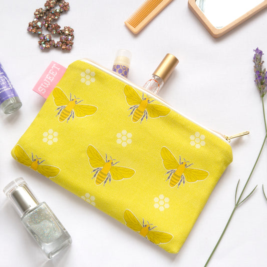 Queen Bee Mini Make Up Bag